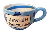 Blue Stars of David Jewish Penicillin Mug By Our Name Is Mud