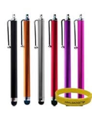 CE: 6 X Dealgadgets Universal Stylus Pen for Tablets Smartphone Touch Screens--Samsung Galaxy Tab 3, 4, pro, note 7.0 8.0 10.1 8.4 12.2 /galaxy S4 S5/iphone 5s 5C/iPad air mini/nokia Lumia 1520 1020 929/google Nexus 7 10 - Dealgadgets