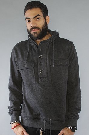 LRG The Forestation Hoody in Black Heather,Sweatshirts for Men, Medium,Black