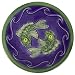 Achla BBC12 Blue Ceramic Birdbath Bowl and Stake