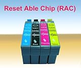 4 Packs of US Patented Epson Compatible Cartridges 69 T069 for Epson Stylus C120 CX5000 CX6000 CX7000F CX7400 CX7450 CX8400 CX9400Fax CX9475Fax NX100 NX105 NX110 NX115 NX200 NX215 NX300 NX400 NX415 NX510 NX515 and Epson WorkForce 310 315 500 600 610 615 1100 30 40. These #69 cartridges have Reset-Able Chips (RAC) .