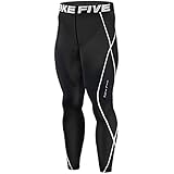 New 011 Take Five Skin Tights Compression Leggings Base Layer Black Running Pants Mens S - 3xl