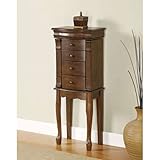 IMAGE OF Louis Philippe Walnut Jewelry Armoire