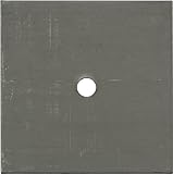 G-Force 100H 4" x 4" x 1/8" Seat Belt Mounting Back-Up Plate with 7/16" Hole