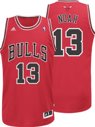 Adidas Chicago Bulls Joakim Noah Revolution 30 Swingman Road Jersey Medium