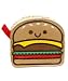 WAL76 Smiling Hamburger Embossed Coin Bag Wallet