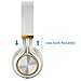 Red Ant Headphones R480 Noise Isolating Earphones Headsets with Microphone for Smartphones (White)