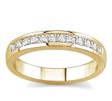 18k Yellow Gold Princess-Cut Diamond Band (G/VS2, 1/2 ct. tw.)