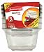 Rubbermaid 7J94 Easy Find Lid Food Small Value Pack Storage Containers