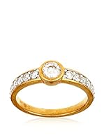 PARIS VENDOME Anillo Solitaire Vintage (Oro Amarillo)