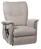 NexIdea MOD7 3-Position Electric Motorized Lift and Recline Chair, Stone Grey