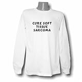 Cure Soft Tissue Sarcoma Long Sleeve T-shirt Large White