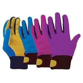 Traditions Leather and Nylon Garden Glove Purple Small Traditions Leather and Nylon Garden Glove Purple Small
