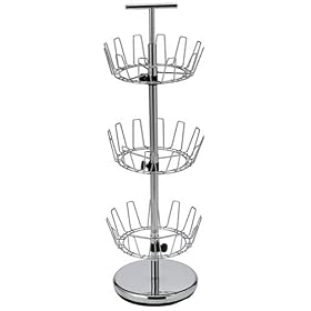 <b>Whitney Design 2131 18-Pair Revolving Shoe Tree</b>