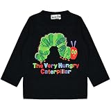 アスナロ（トップス 長袖tシャツ） エリックカール 長袖Tシャツ はらぺこあおむし ベビー トップス80 ブラック