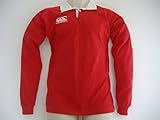 Canterbury Long sleeved rugby shirt (RED Age 8)