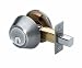 Tools & Hardware : Master Lock DSON0615 Single Cylinder Door Nightwatch Deadbolt Hardware with SilvaBond Antimicrobial Protected Finish, Satin Nickel