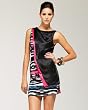 bebe Belted Print Sheath Dress