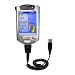 Coiled Power Hot Sync and Charge USB Data Cable w/ Tip Exchange for the Compaq iPAQ 3970 - Gomadic Brand