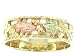 Gorgeous! Men's 10k Yellow-gold Black Hills Gold Wedding Band
