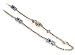 10 KT Two Tone Gold 10K Ankle Bracelet 9 / 10 Anklet