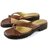 Taryn Rose -- *Tyra Tec Python Walnut -- Women's Shoes,Comfort Shoes,Sandals,Thong