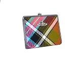 ヴィヴィアン ウエストウッド ガマ口 短財布 739-WINTERTARTAN-MULTI-NEROの画像