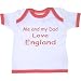 Me and my Dad Love England Baby T Shirt Newborn-24 months in 9 Colours