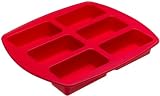 KitchenAid Silicone 6-in-1 Loaf Pan, Red