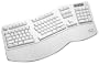 Adesso Tru-Form Contoured Ergonomic MAC USB White Keyboard, 2 USB Ports  ( EKB-2100W)