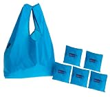 BAGGU Reusable Shopping Tote - 6-Pack,Peacock,one size