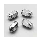 Gorilla Automotive Products 71187: Lug Nuts, Conical Seat, 1/2 in. x 20 RH, Closed End, Chrome Plated Steel, Set of 4