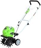 GreenWorks 27062 G-MAX Cordless Cultivator - G-MAX 40V Li-Ion 4 AH Battery and Charger Inc.