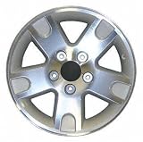 02-04 FORD F250 LIGHT DUTY PICKUP f-250 ALLOY WHEEL (PASSENGER SIDE) = (DRIVER RIM 17 INCH TRUCK, Diameter Width 7.5 (5 SPOKE) BRIGHT SILVER 1 Piece Only (2002 02 2003 03 2004 04) ALY03466U20N