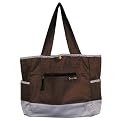 Canvas Tulip Tote Diaper Bag- Sea Breeze