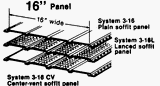 Rollex SYS-3-16L Aluminum Soffit