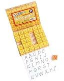 CENTER ENTERPRISES INC. CE-6836 VISUAL CLOSURE 1 UPPER MODERN SET A LPHABET STAMPS