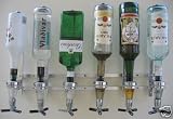 Bar Butler 6 Bottle Wall Mounted Rack With Optics