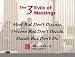 3 Evils of Meetings Poster