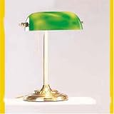 Brass Plated Banker Lamp By Acme Furniture