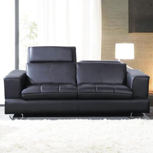 Midnight Sofa Color: Black