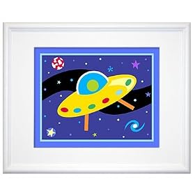 Out Of This World Saucer Framed Print