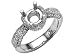 0.45 cts Round Diamonds Engagement Ring - Platinum, 14kt & 18kt White or Yellow Gold