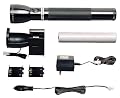 MAGLITE RX1019 Heavy-Duty Rechargeable Flashlight System, Black
