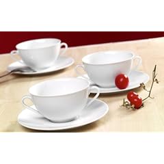 Ritzenhoff & Breker Geschirr Bianco - Suppentassen-Set 12 tlg.