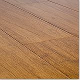 Glueless Locking Strand Woven Bamboo Floors Carbonized