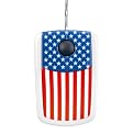 Pat Says Now USA Stars and Stripes USB Optical Mouse - Blue/ Red (PSN1180)