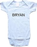 BRYAN - Name-Series - White, Blue or Pink Onesie / Baby T-shirt