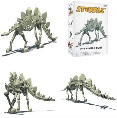 Buy Stikfas Action Figure Kit Stegosaurus Dinosaur by Stikfas now!