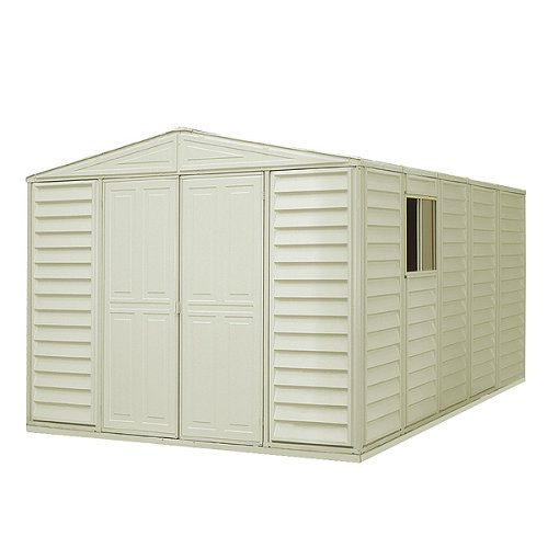 DuraMax Model 00511 10×13 WoodBridge Vinyl Storage Shed